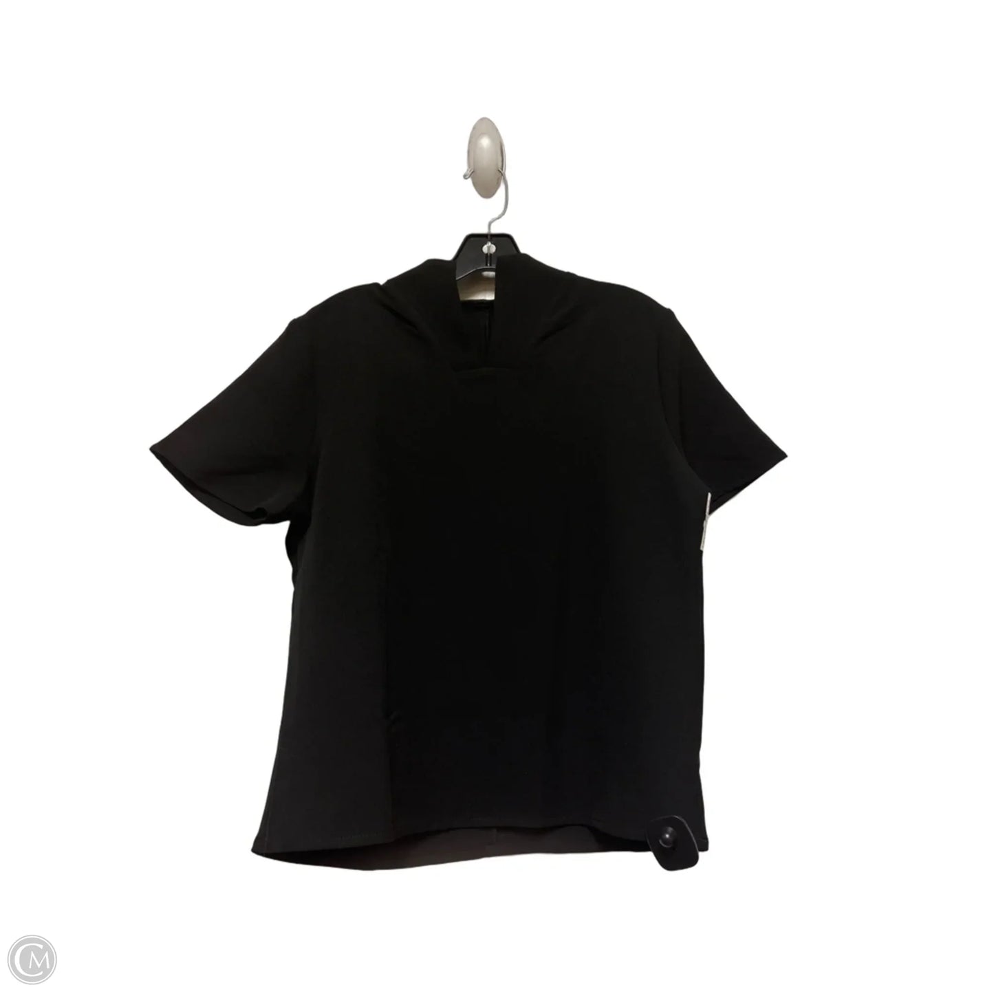 Top Short Sleeve By Clothes Mentor In Black, Size: L
