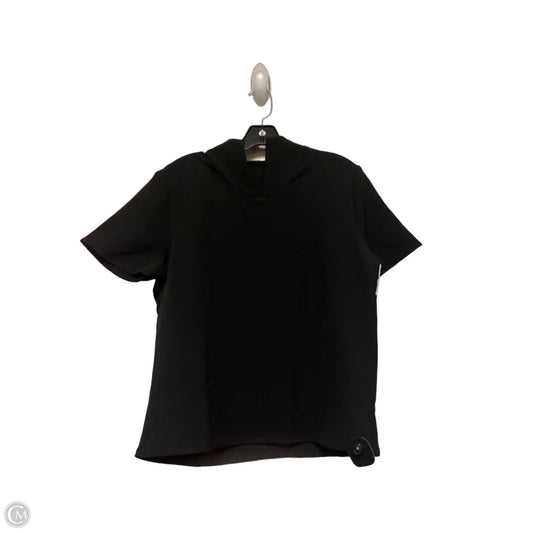 Top Short Sleeve By Clothes Mentor In Black, Size: L