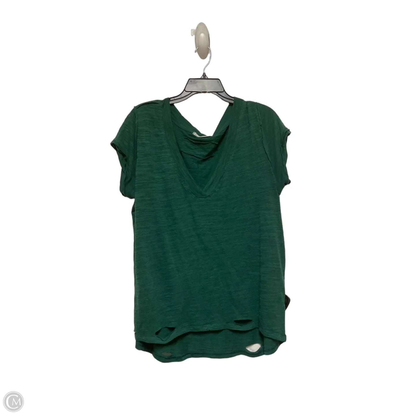 Top Short Sleeve Basic By We The Free In Green, Size: M