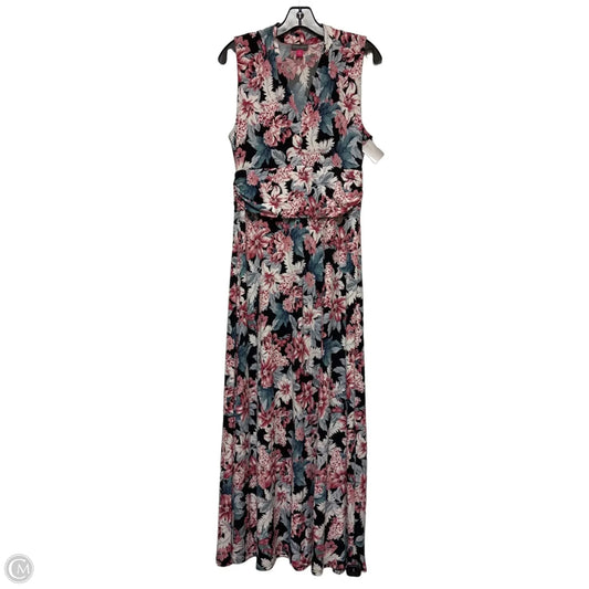 Dress Casual Maxi By Vince Camuto In Floral Print, Size: M
