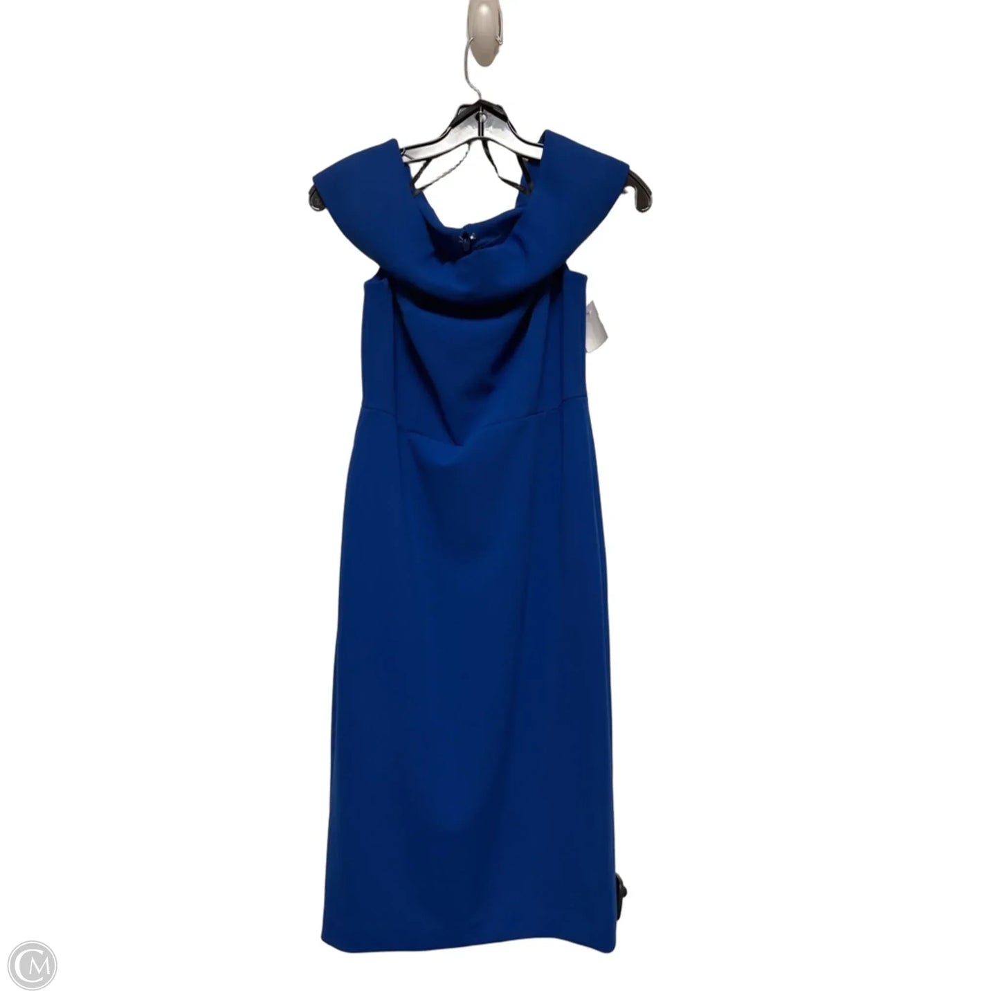 Dress Casual Midi By Calvin Klein In Blue, Size: S