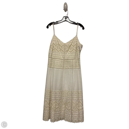 Dress Designer By Tory Burch In Cream, Size: M