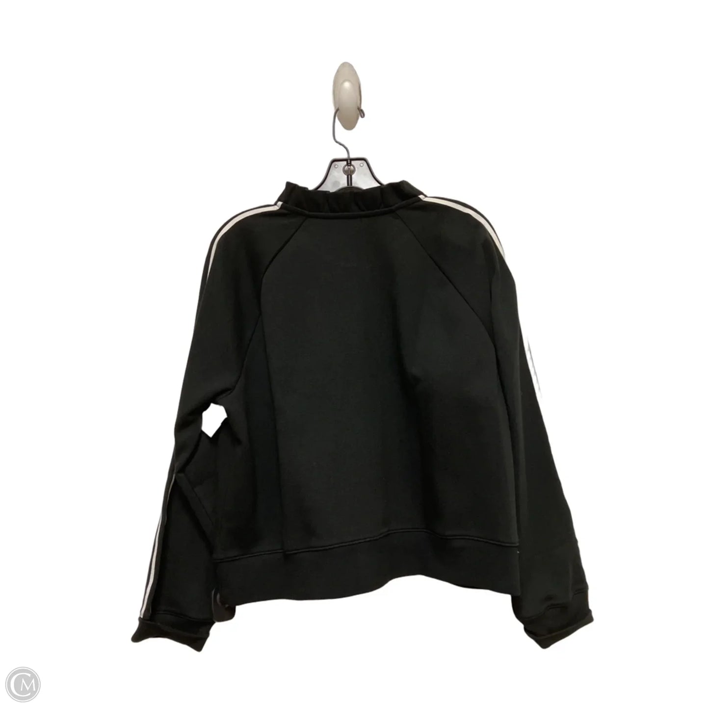 Athletic Jacket By Talbots In Black & White, Size: Xl