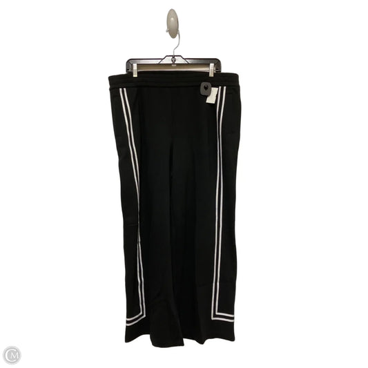 Athletic Pants By Talbots In Black & White, Size: Xl