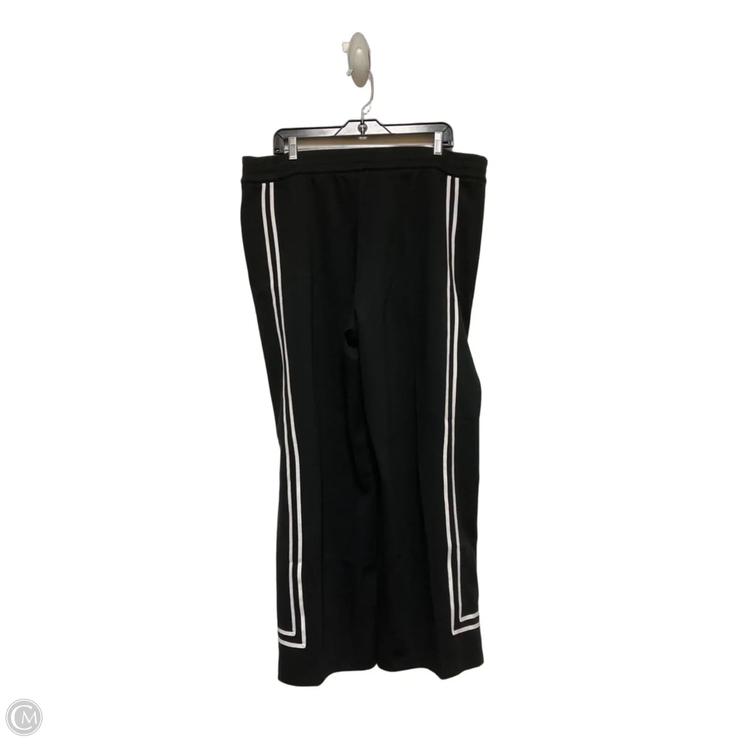 Athletic Pants By Talbots In Black & White, Size: Xl