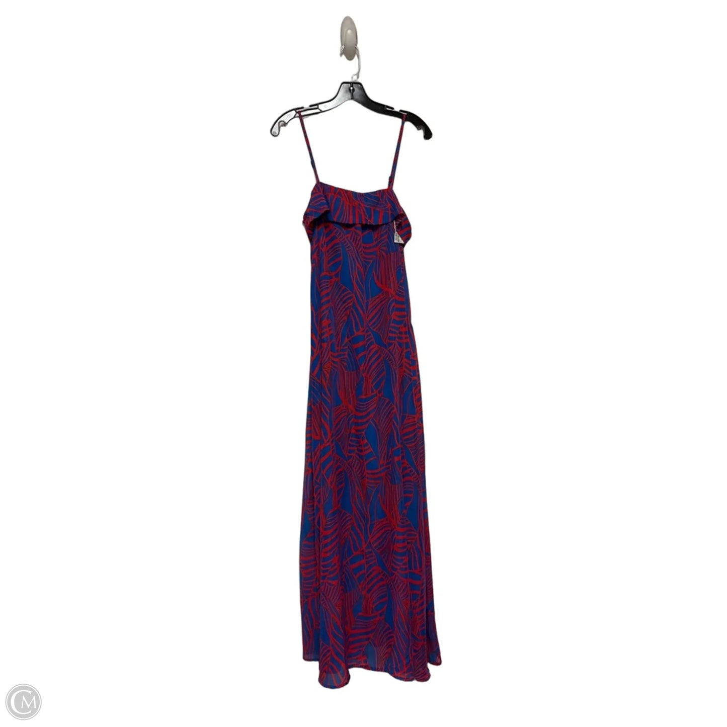 Dress Casual Maxi By Gianni Bini In Blue & Red, Size: M