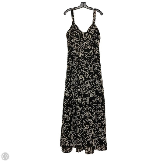 Dress Casual Maxi By Antonio Melani In Black & Cream, Size: L