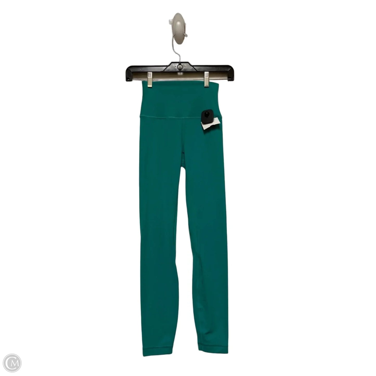 Athletic Leggings By Lululemon In Green, Size: Xs