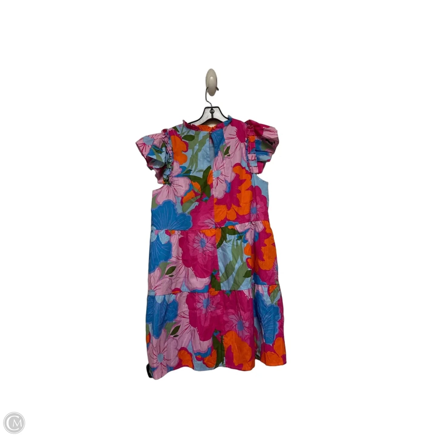 Dress Casual Short By Sugar Lips In Floral Print, Size: M