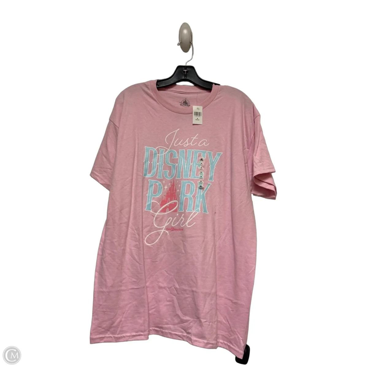Top Short Sleeve Basic By Disney Store In Pink, Size: M