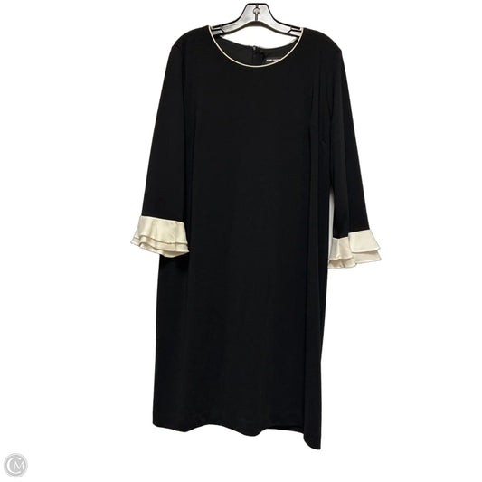Dress Designer By Karl Lagerfeld In Black & White, Size: L