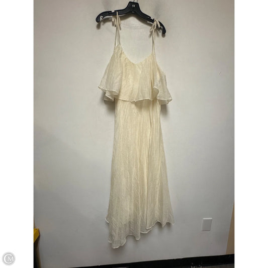 Dress Casual Maxi By Steve Madden In Cream, Size: M