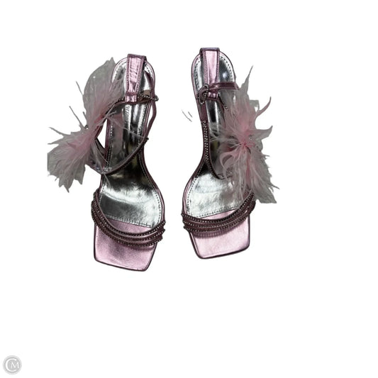 Sandals Heels Stiletto By Azalea Wang In Pink, Size: 10