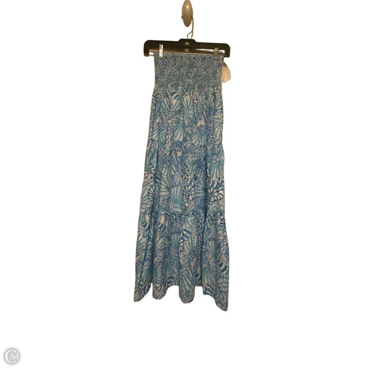 Skirt Designer By Lilly Pulitzer In Blue & White, Size: Xs