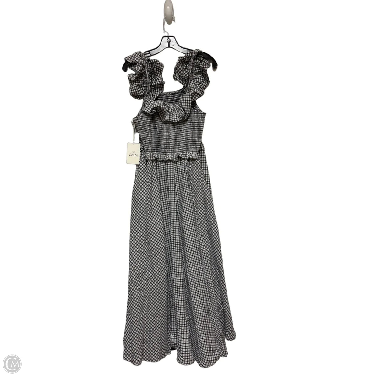 Dress Casual Maxi By Cece In Checkered Pattern, Size: M