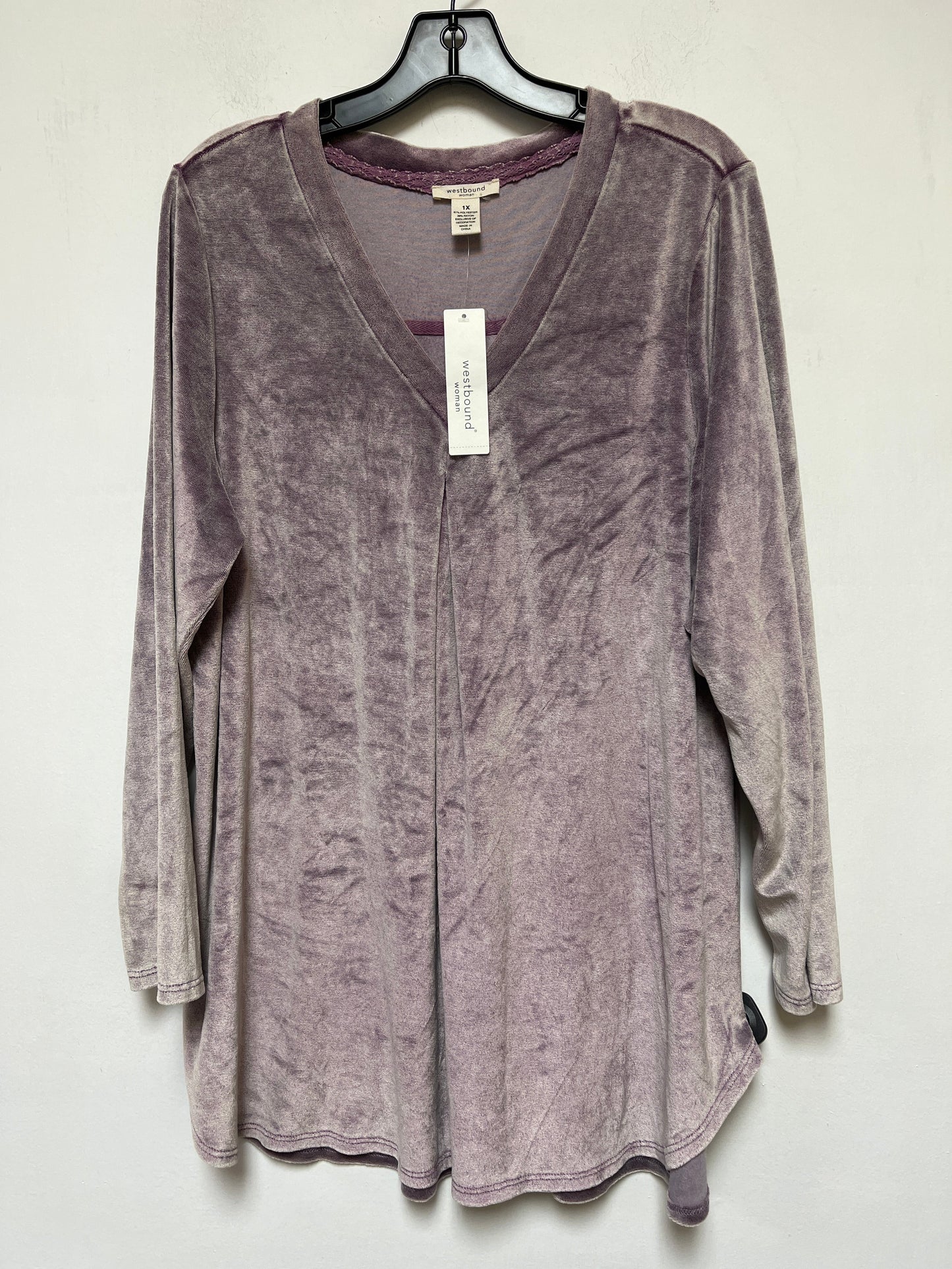 Top Long Sleeve By West Bound  Size: 1x