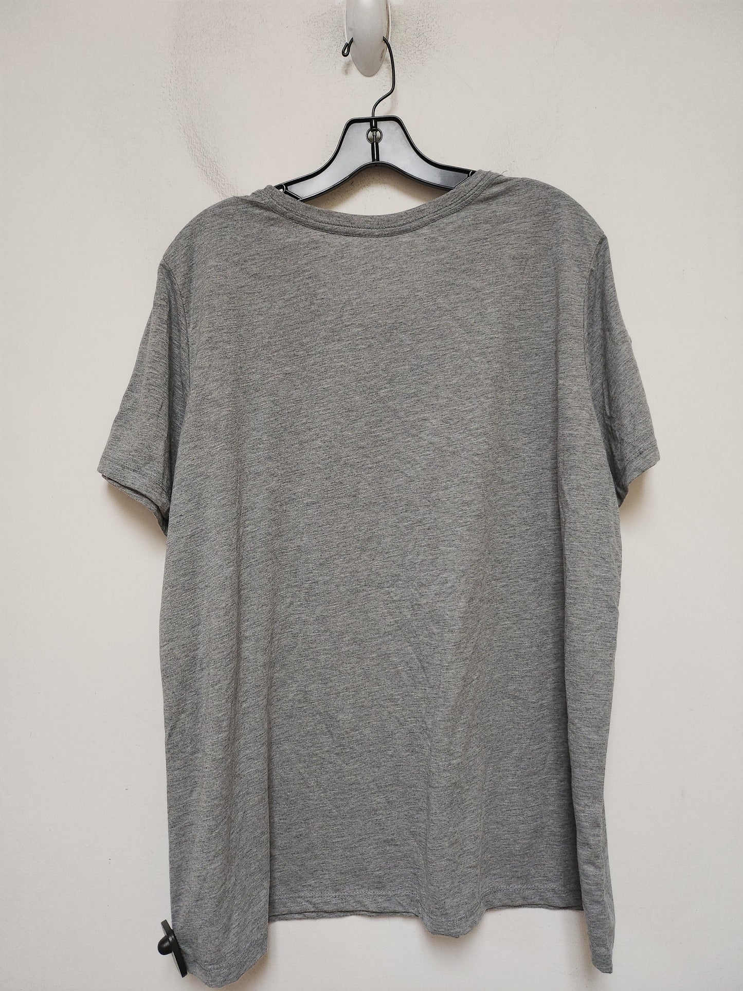 Top Short Sleeve Basic By Holiday Time In Grey, Size: Xxxl