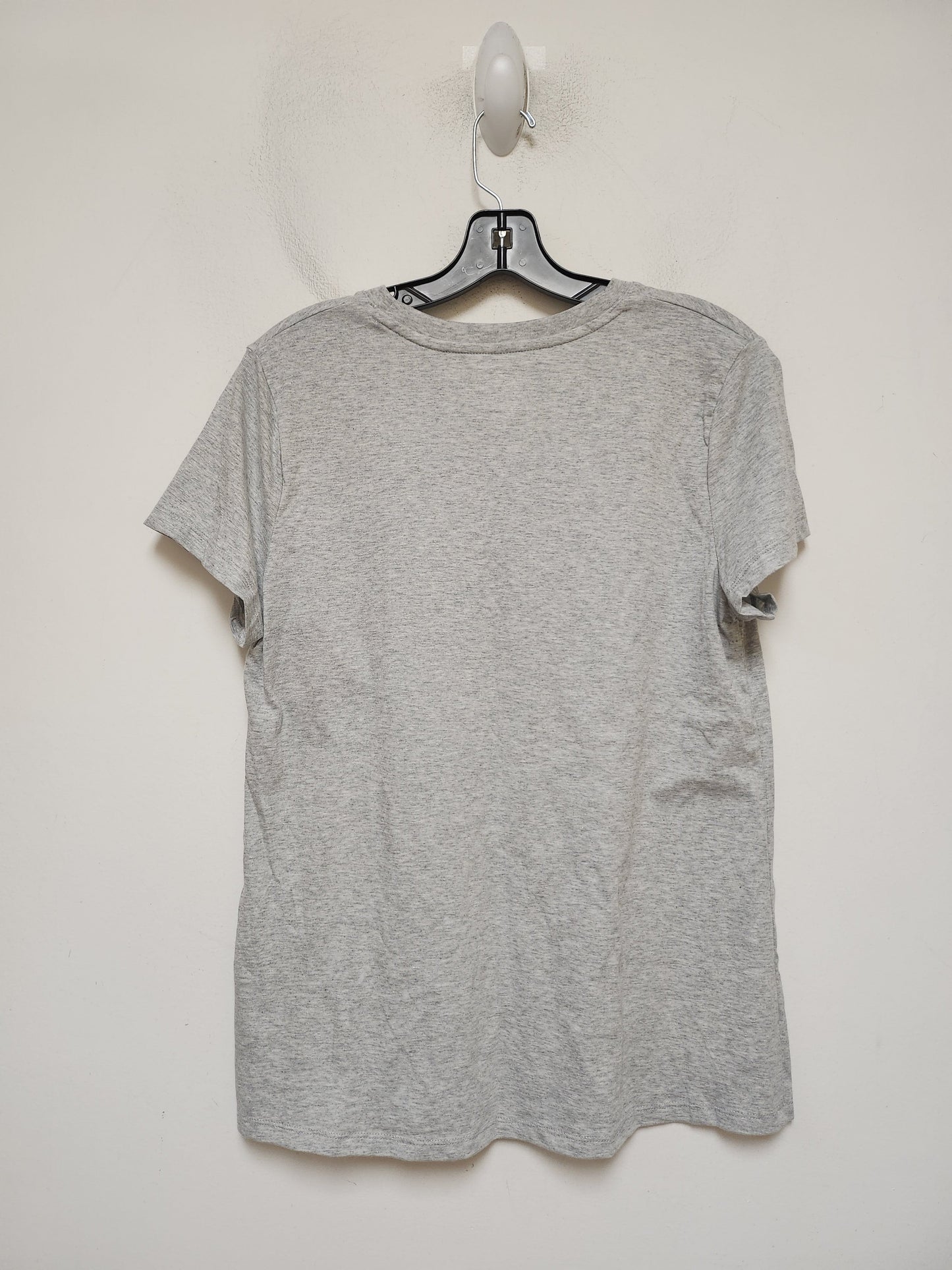 Top Short Sleeve Basic By Clothes Mentor In Grey, Size: M