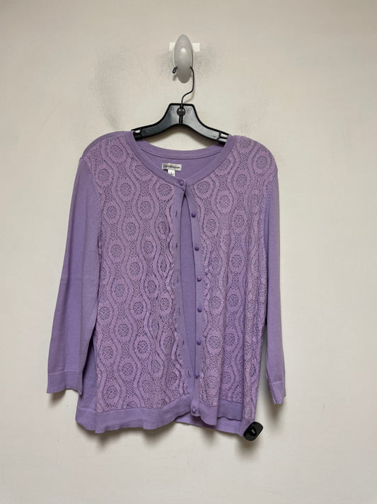 Sweater Cardigan By Croft And Barrow  Size: L