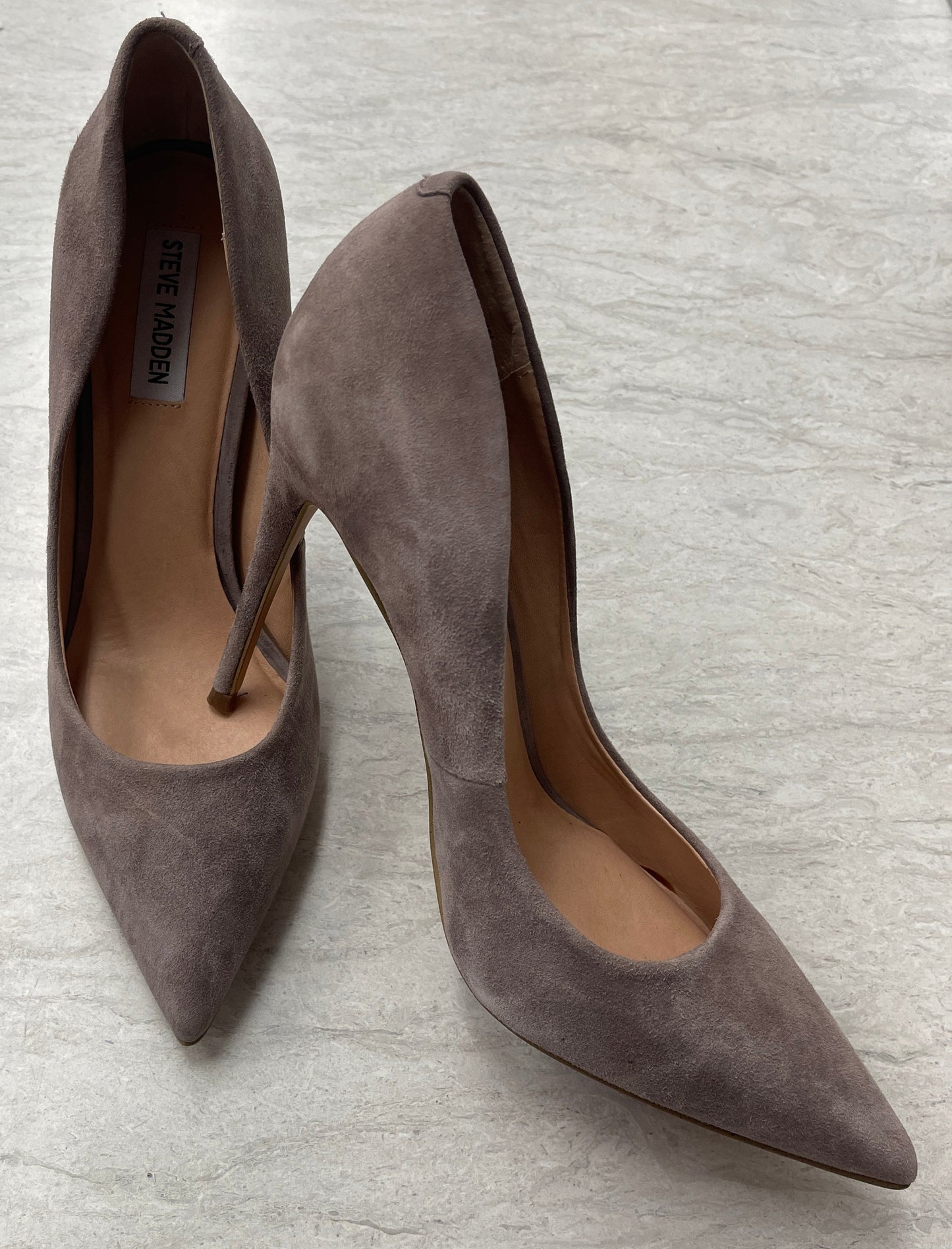 Taupe Shoes Heels Stiletto Steve Madden, Size 10
