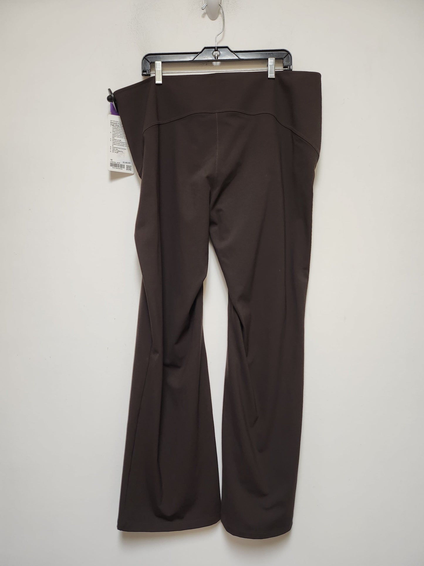 Brown Athletic Pants Lululemon, Size 18