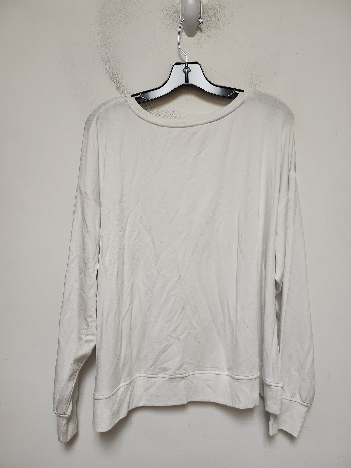 Top Long Sleeve By Cynthia Rowley In White, Size: Xl