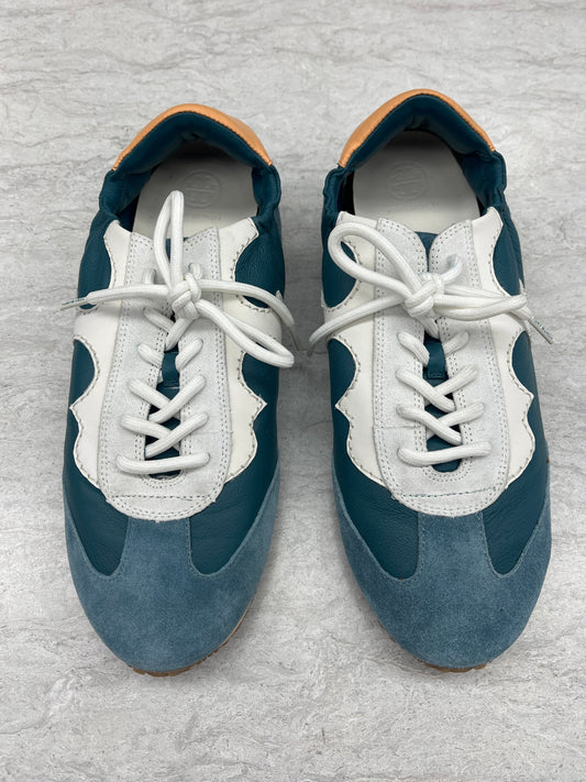 Blue Shoes Designer Tory Burch, Size 10