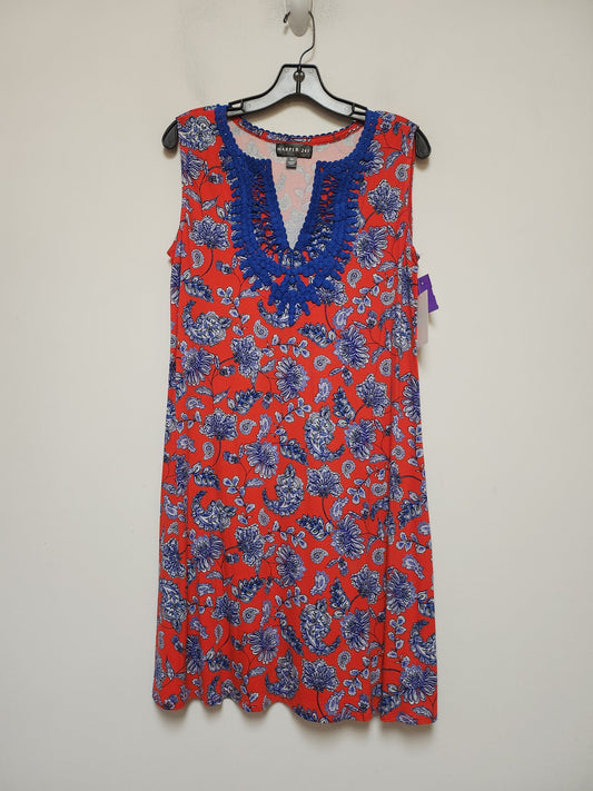 Blue & Red Dress Casual Short Harper, Size M