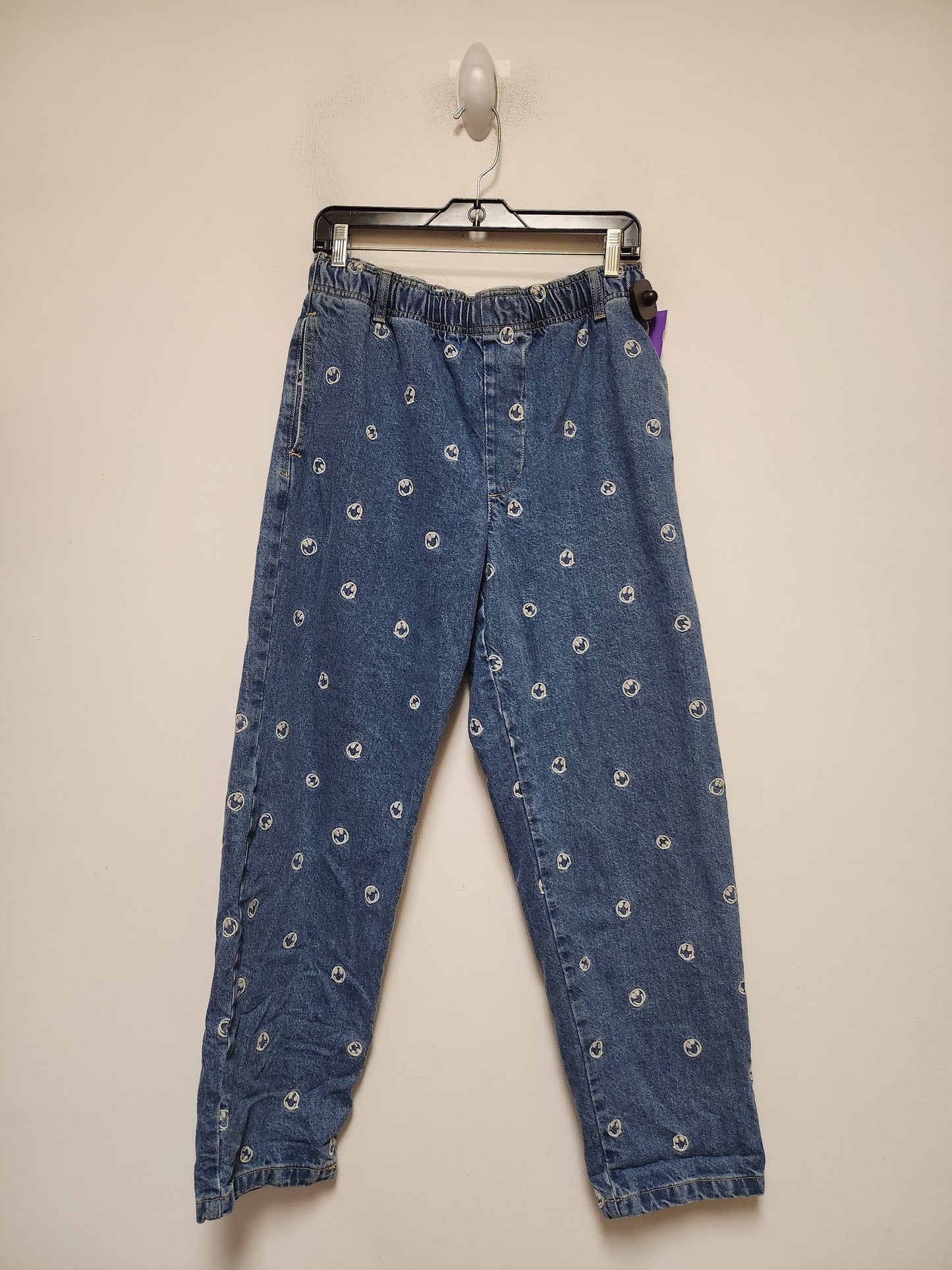 Blue Denim Jeans Straight Bdg, Size 8