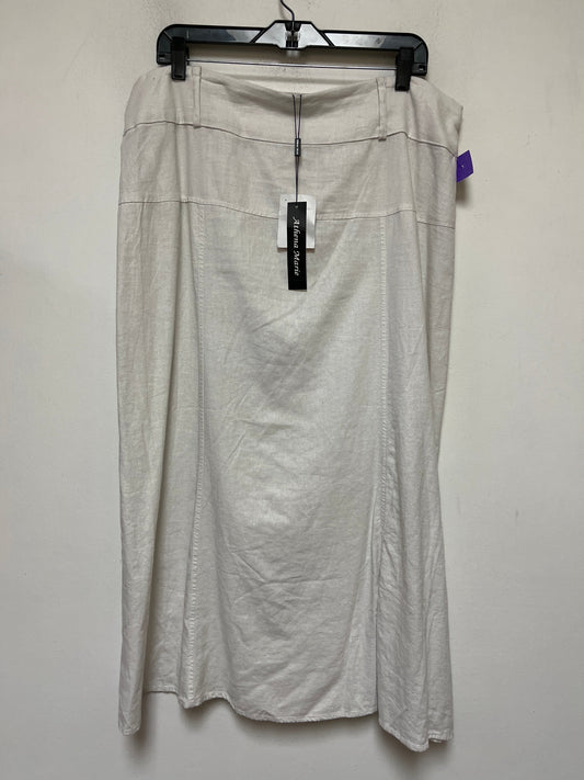 White Skirt Midi Clothes Mentor, Size 16