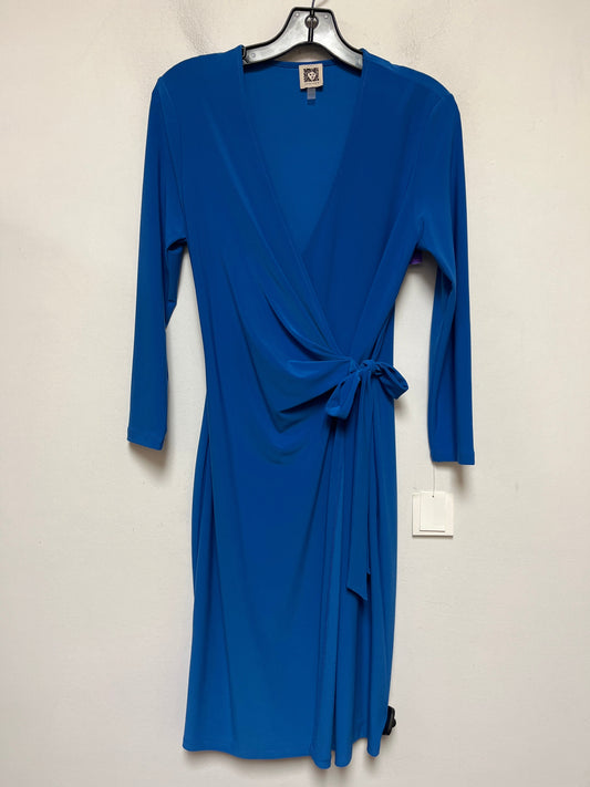 Blue Dress Casual Short Anne Klein, Size S