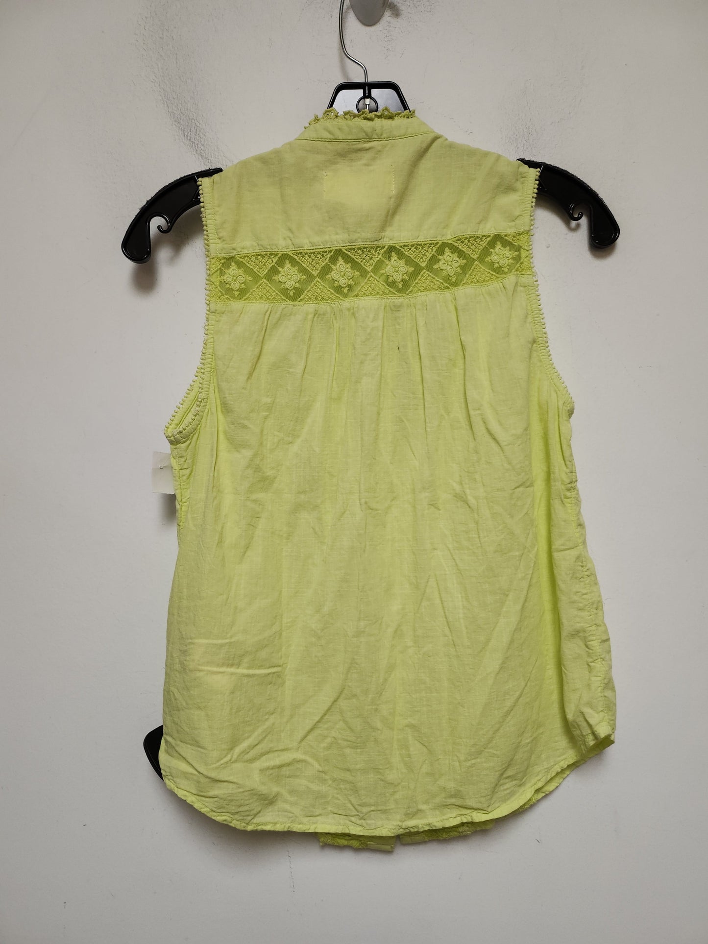 Green Top Sleeveless Anthropologie, Size Xs