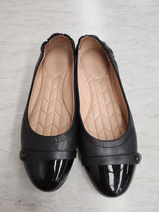 Black Shoes Designer Coach, Size 10