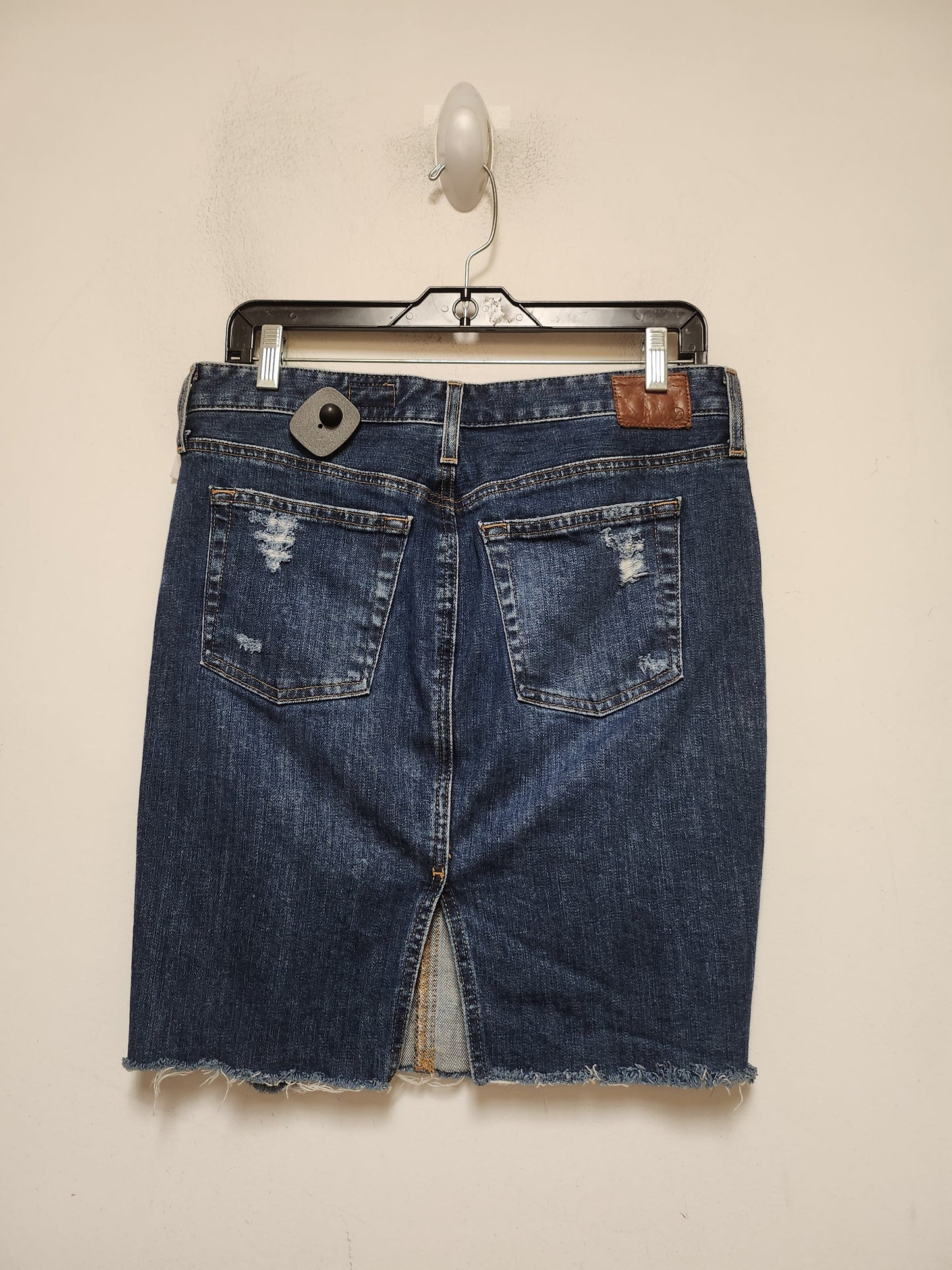 Blue Denim Skirt Mini & Short Adriano Goldschmied, Size 6