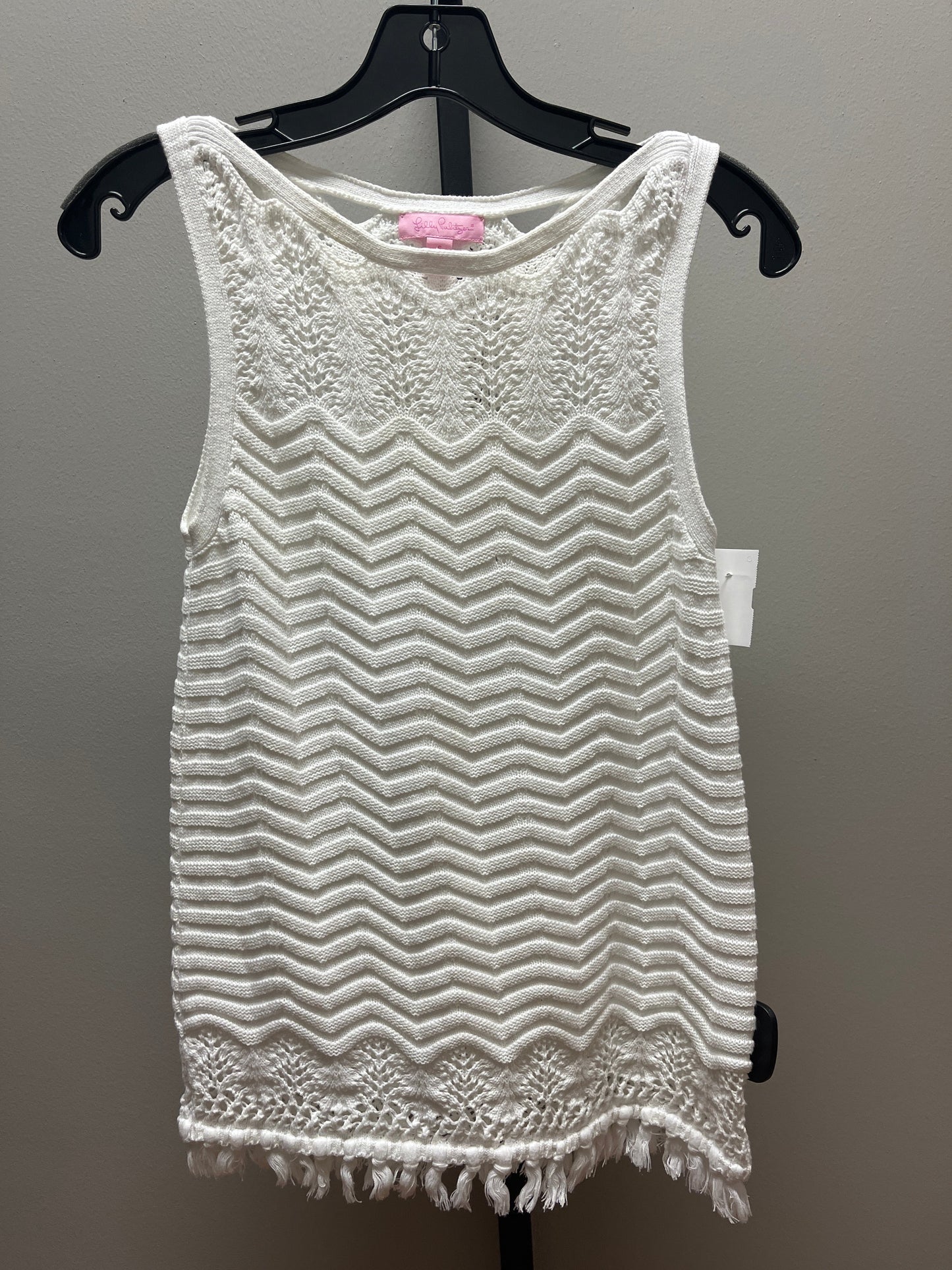 White Top Sleeveless Lilly Pulitzer, Size S