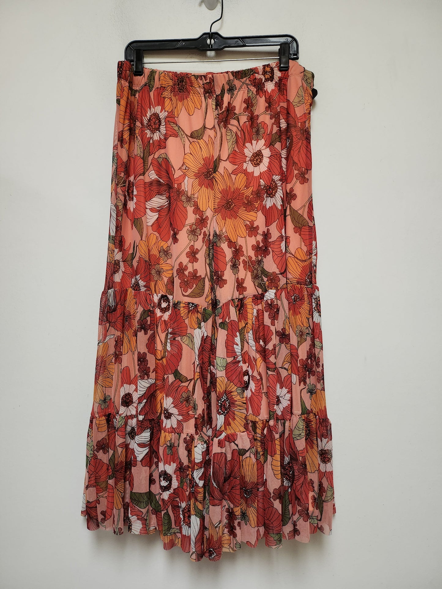 Floral Print Pants Wide Leg Antthony, Size 12