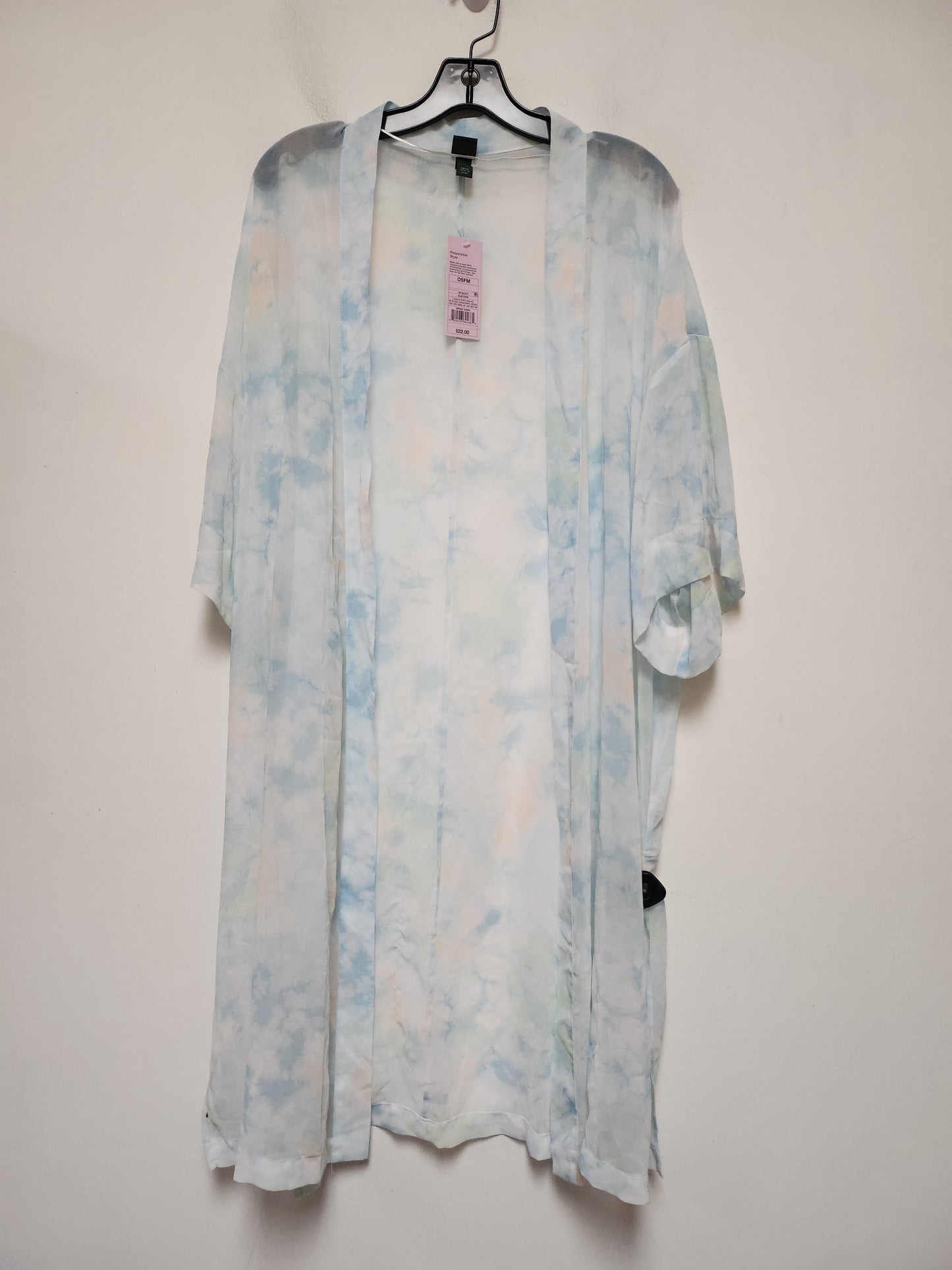 Tie Dye Print Kimono Wild Fable, Size Osfm