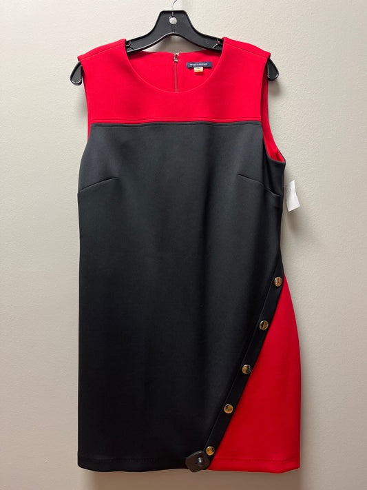 Dress Casual Short By Tommy Hilfiger In Black & Red, Size: L