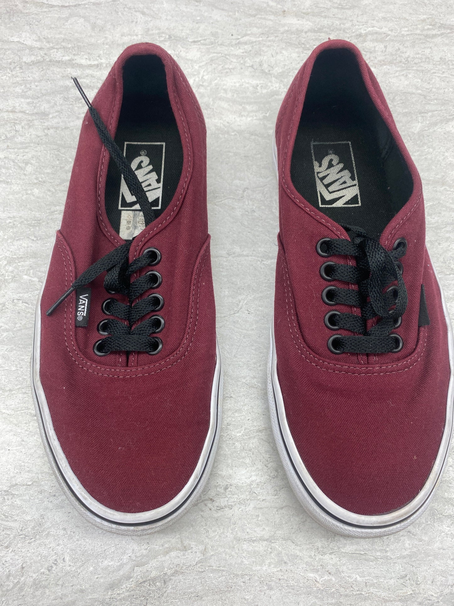 Shoes Sneakers By Vans In Red, Size: 8.5