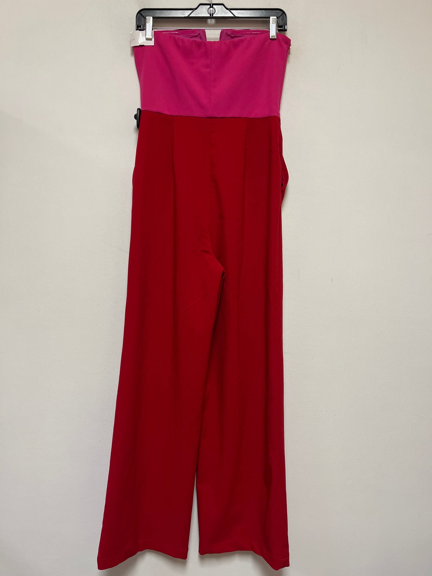 Pink & Red Jumpsuit Clothes Mentor, Size S