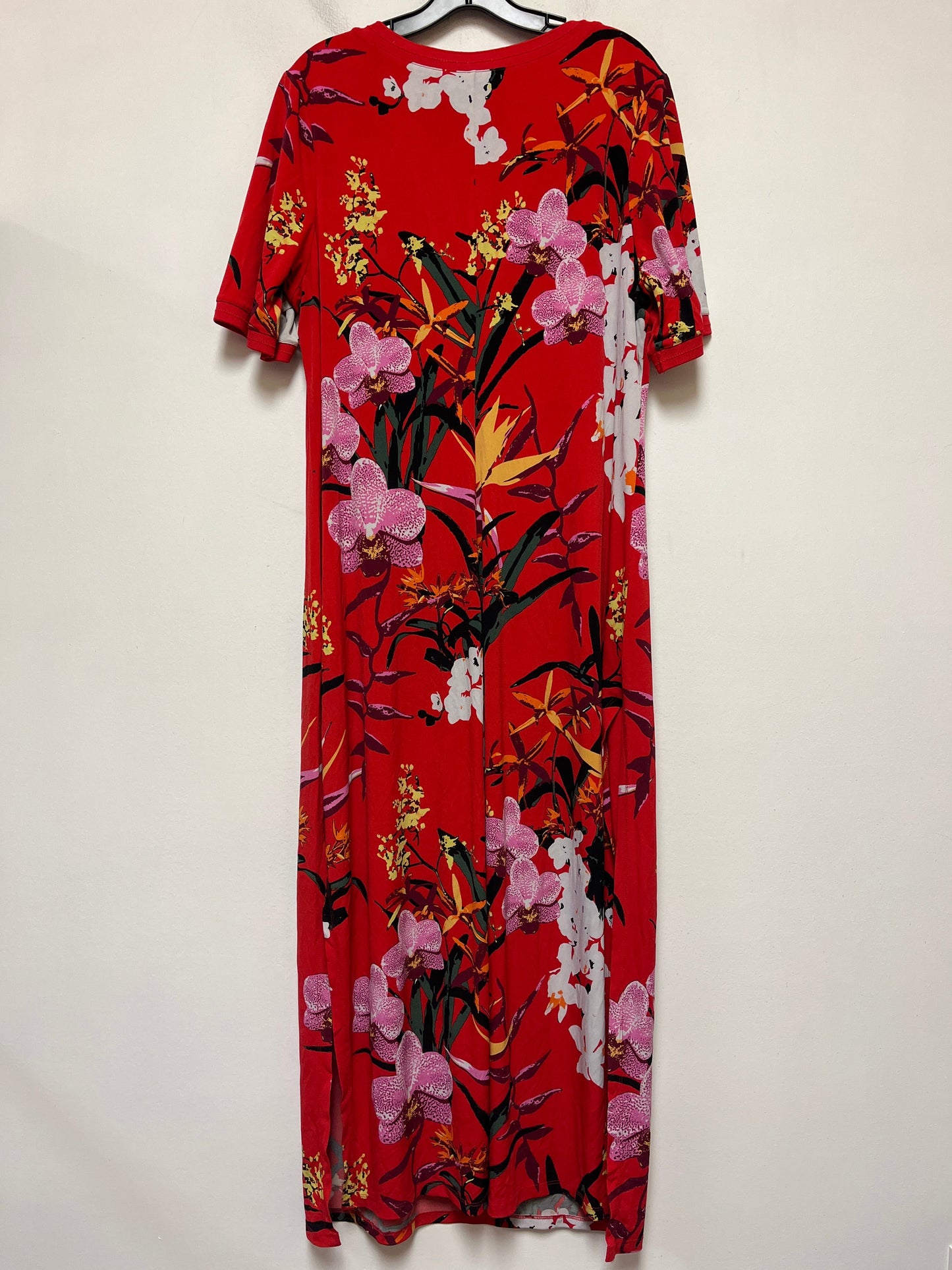 Floral Print Dress Casual Maxi Gilli, Size 1x