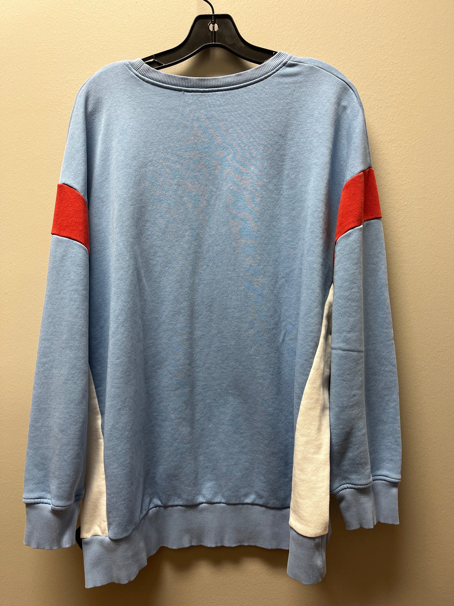 Sweatshirt Crewneck By Zara In Blue, Size: L