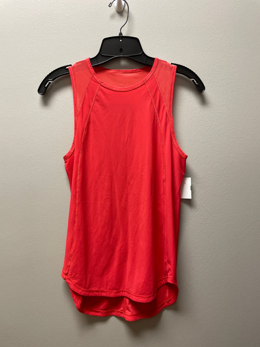 Athletic Tank Top By Lululemon In Red, Size: S