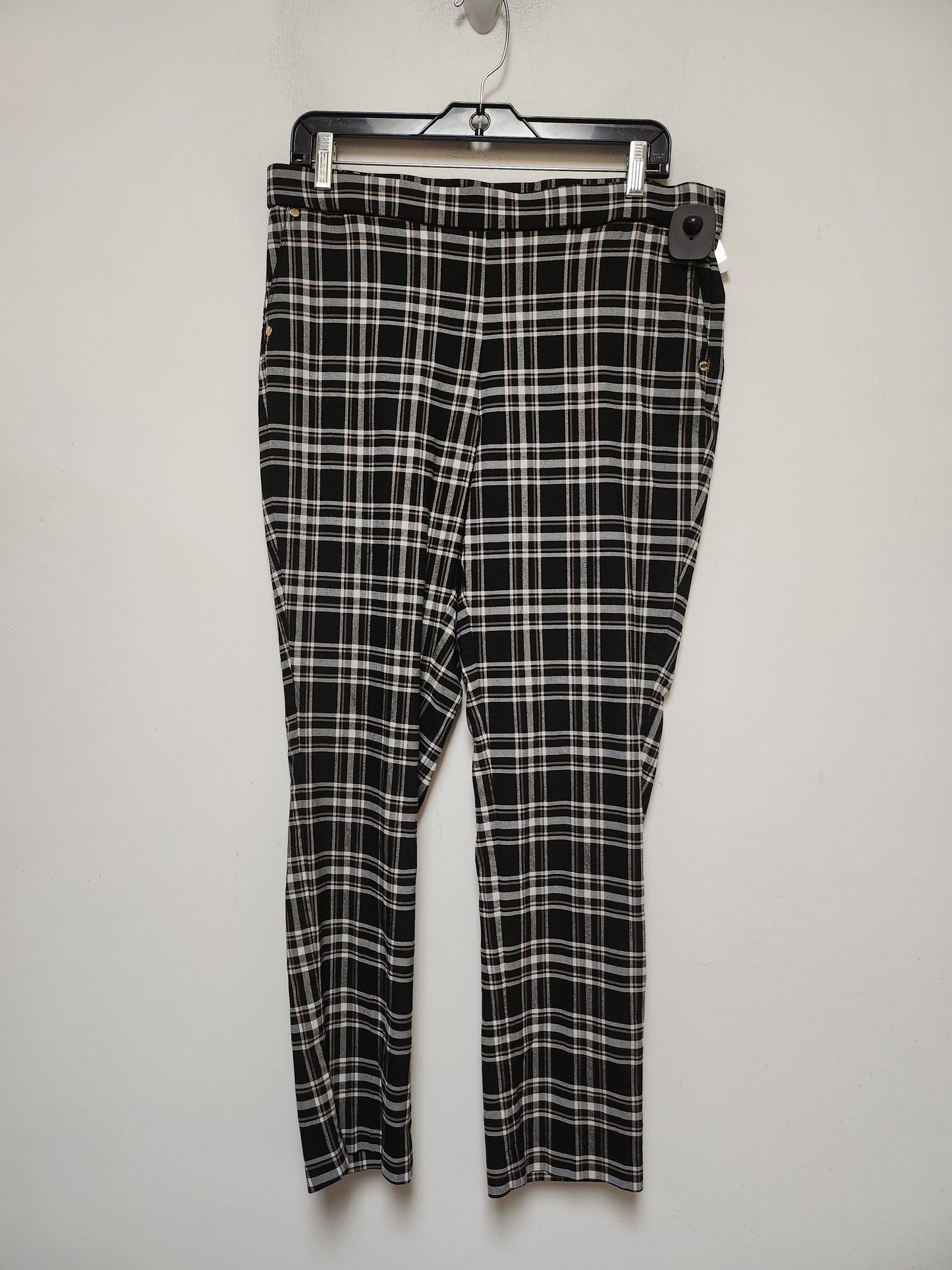 Pants Other By Anne Klein In Plaid Pattern, Size: 12