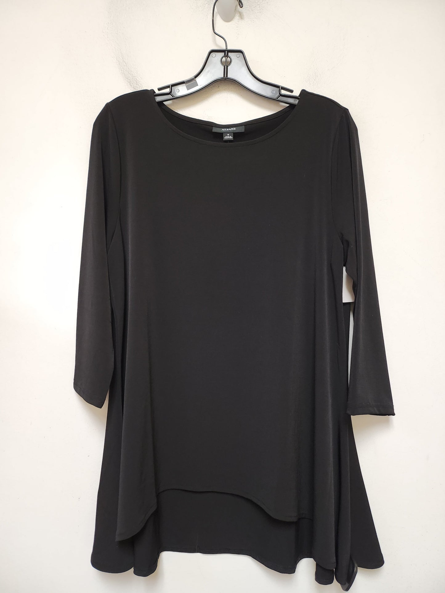 Top Short Sleeve By Alfani In Black, Size: M