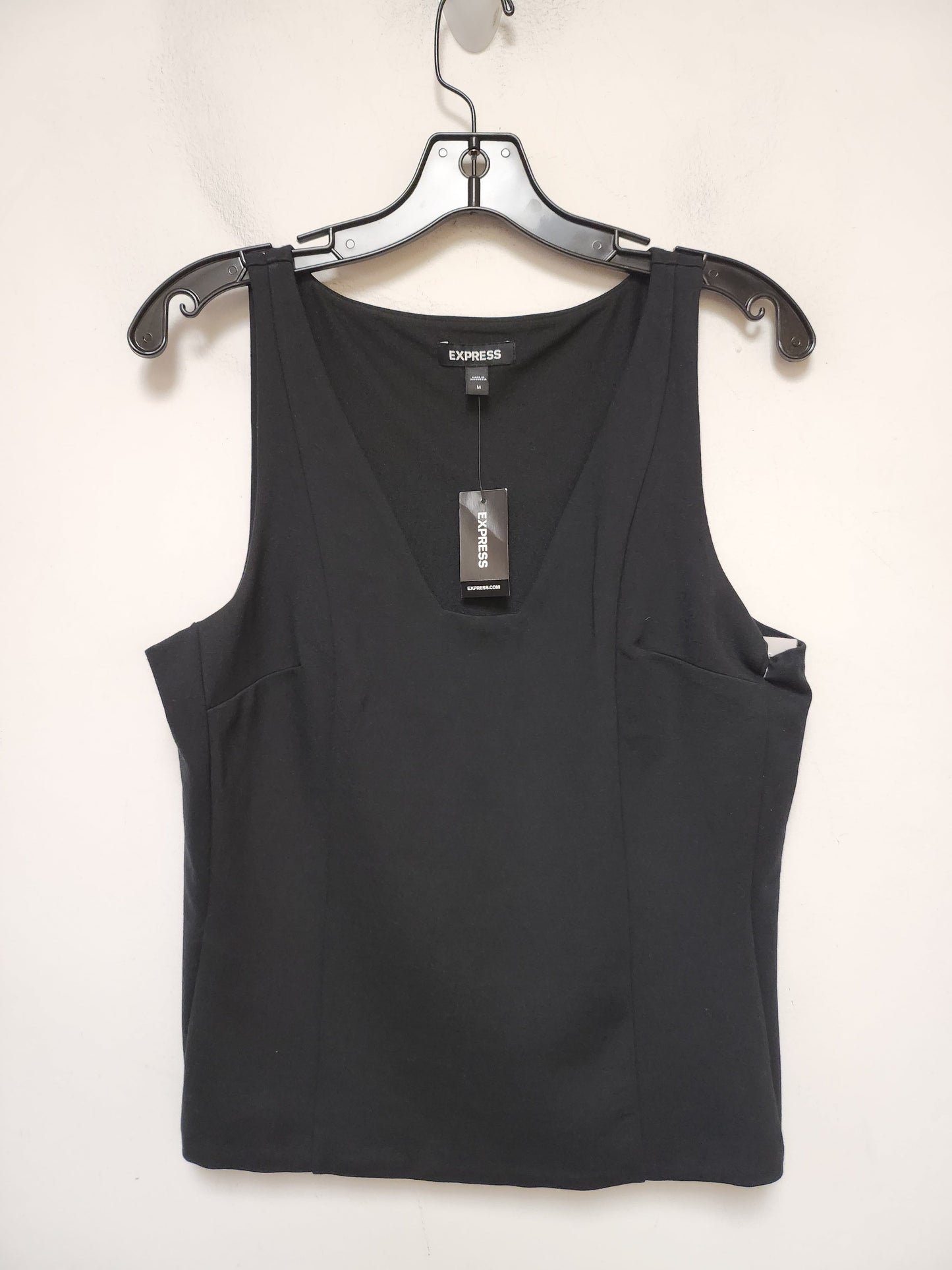 Top Sleeveless By Express In Black, Size: M