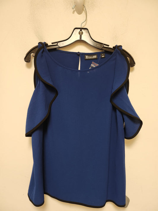 Top Sleeveless By New York And Co In Blue, Size: M