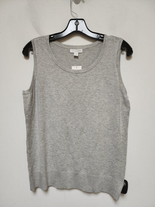 Tank Top By Charter Club In Grey, Size: S