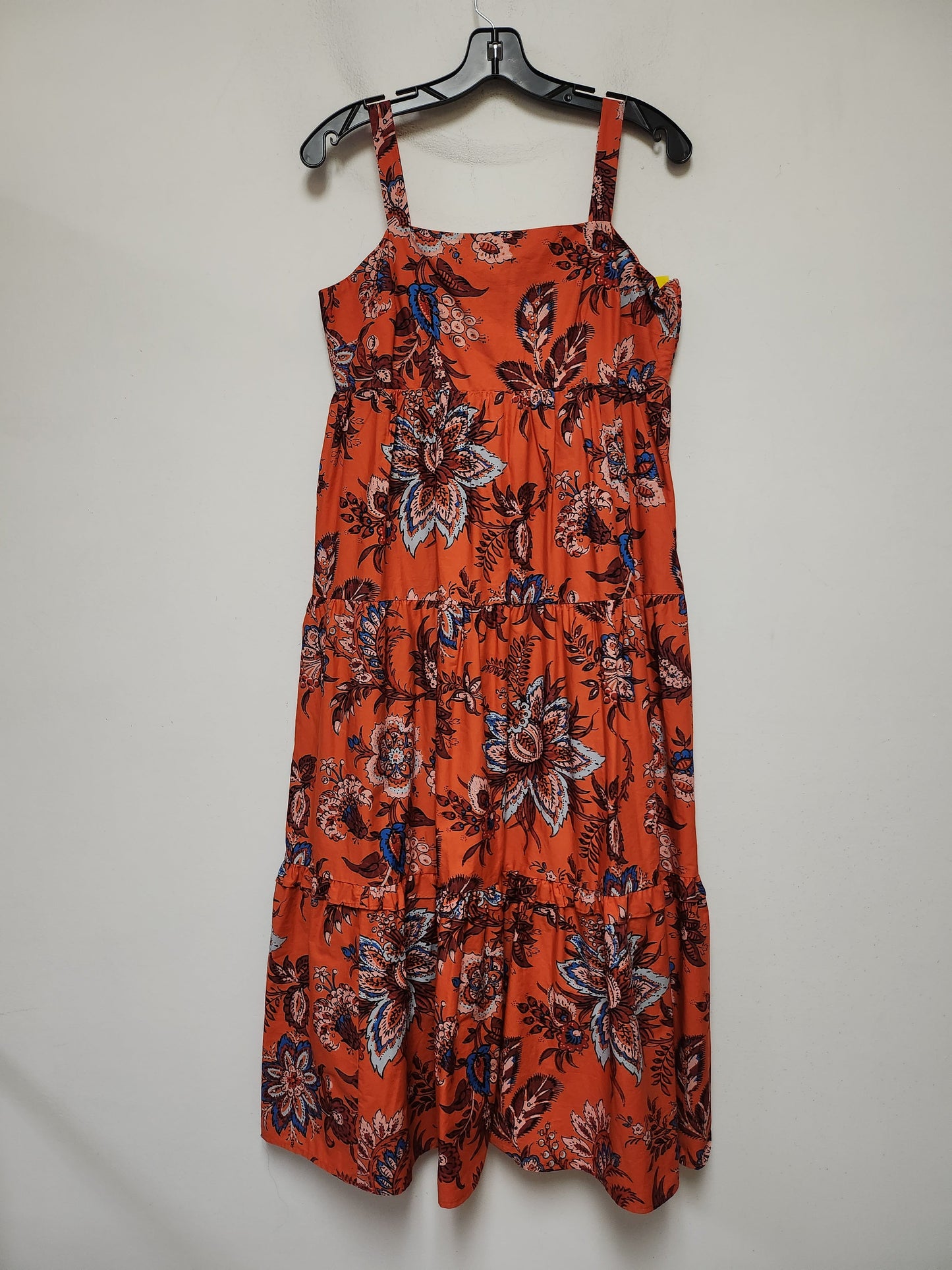 Dress Casual Midi By Target-designer In Orange, Size: M