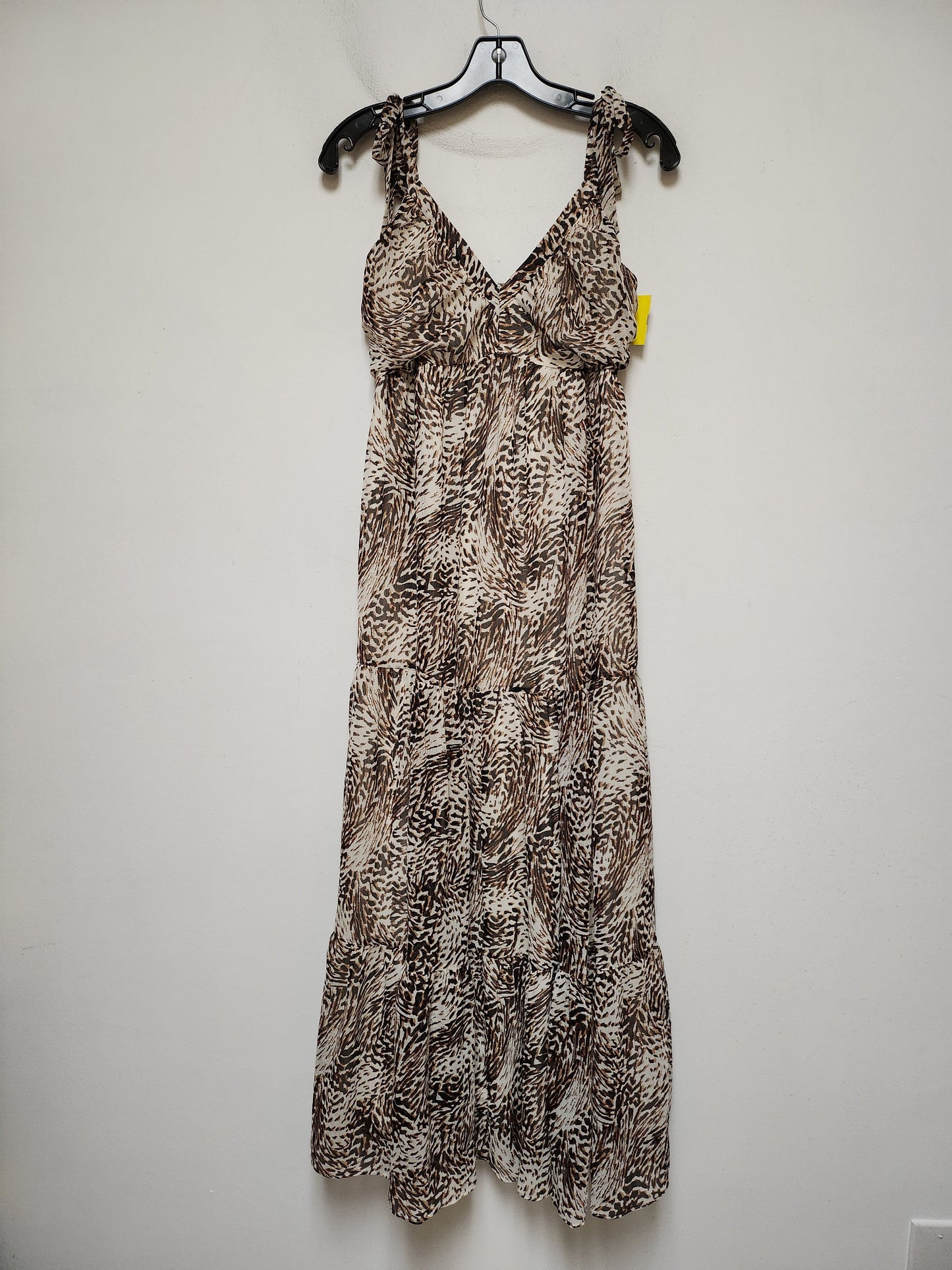 Dress Casual Maxi By Express In Animal Print, Size: S